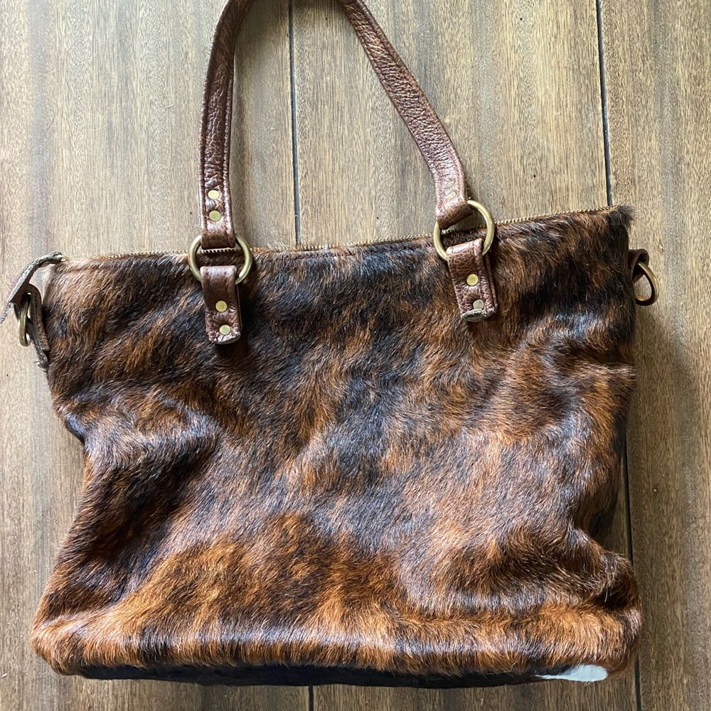 Wild Goose Cow Hide Handbag